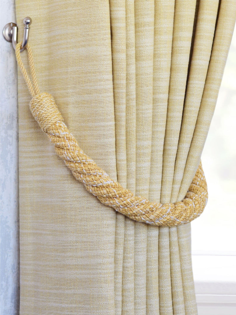 Laura Ashley Seaspray Blue Felton Rope Tie Backs - Set of Two, 980mm