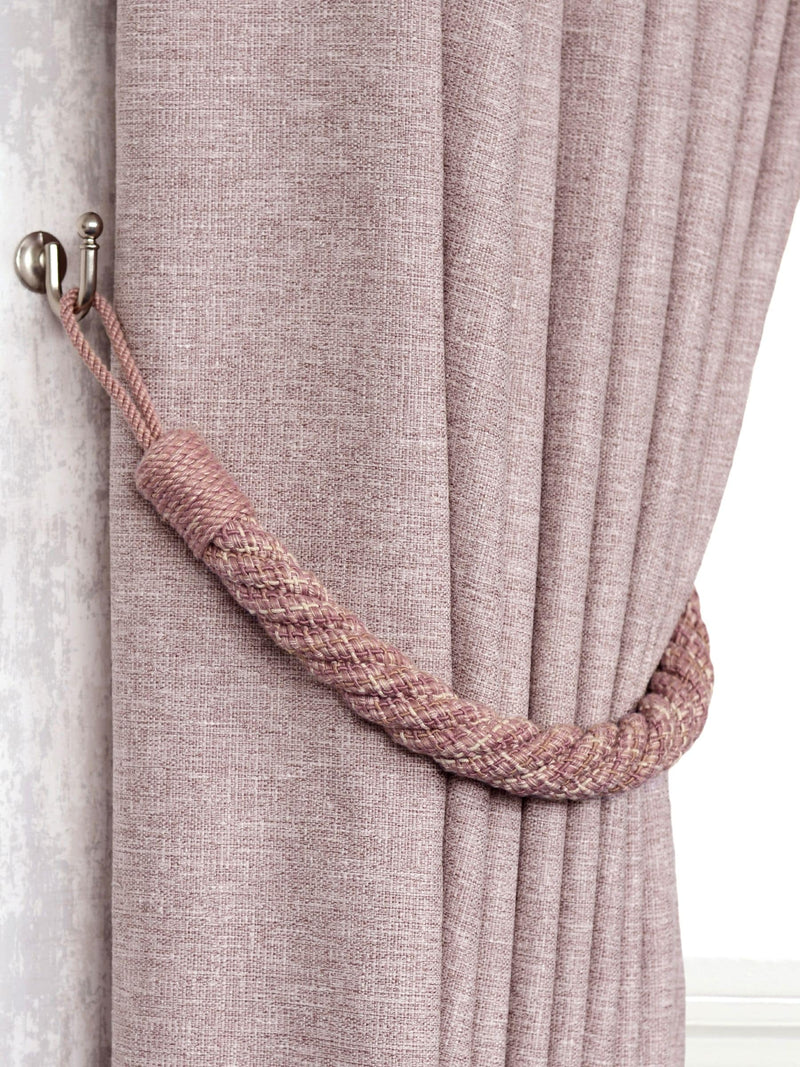 Laura Ashley Seaspray Blue Felton Rope Tie Backs - Set of Two, 980mm