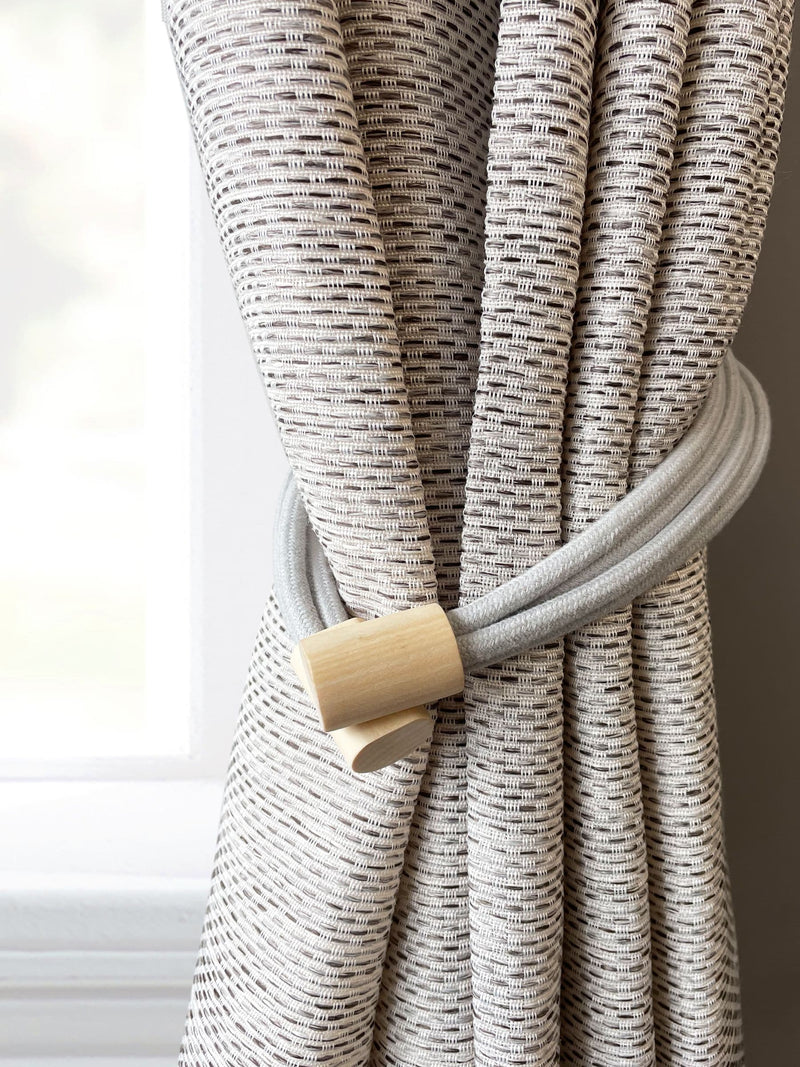 Laura Ashley grey magnetic tiebacks set of two - British product
