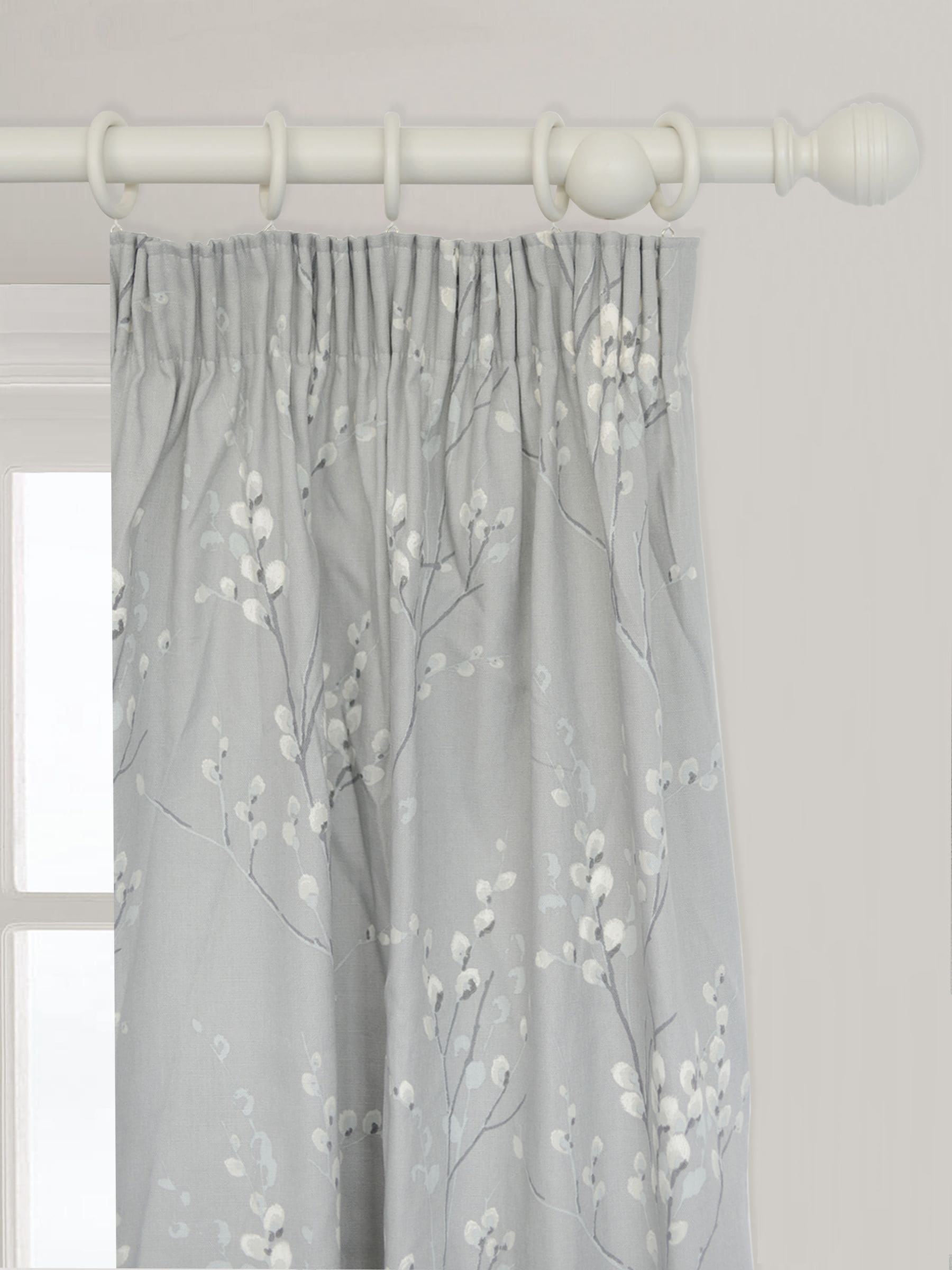 Laura Ashley Soft Natural Haywood curtain pole, imported from the UK
