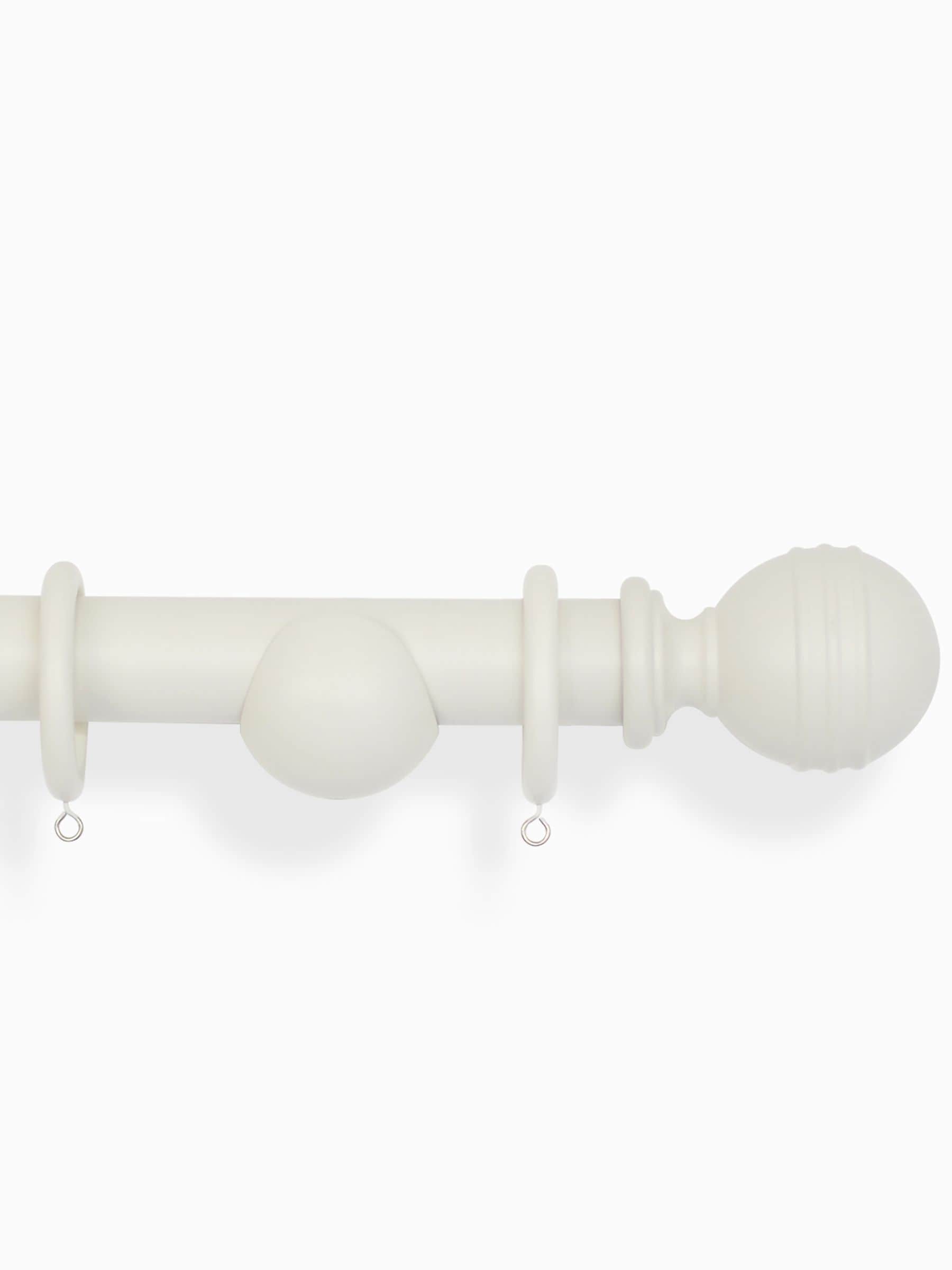 Laura Ashley Soft Natural Haywood curtain pole, imported from the UK