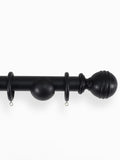 Laura Ashley Black Haywood wooden curtain pole 35mm imported from the UK