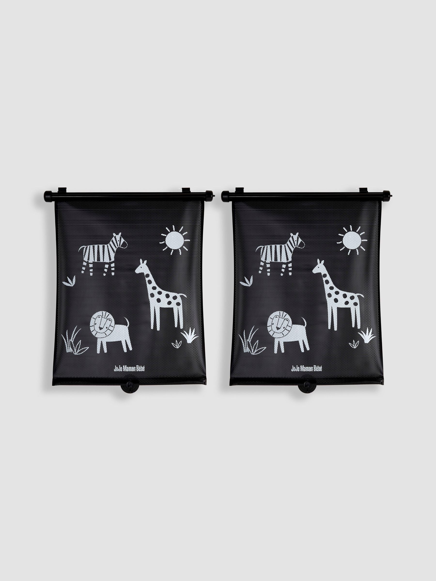 JoJo Maman Bébé safari sunshades 2-pack, imported from the UK