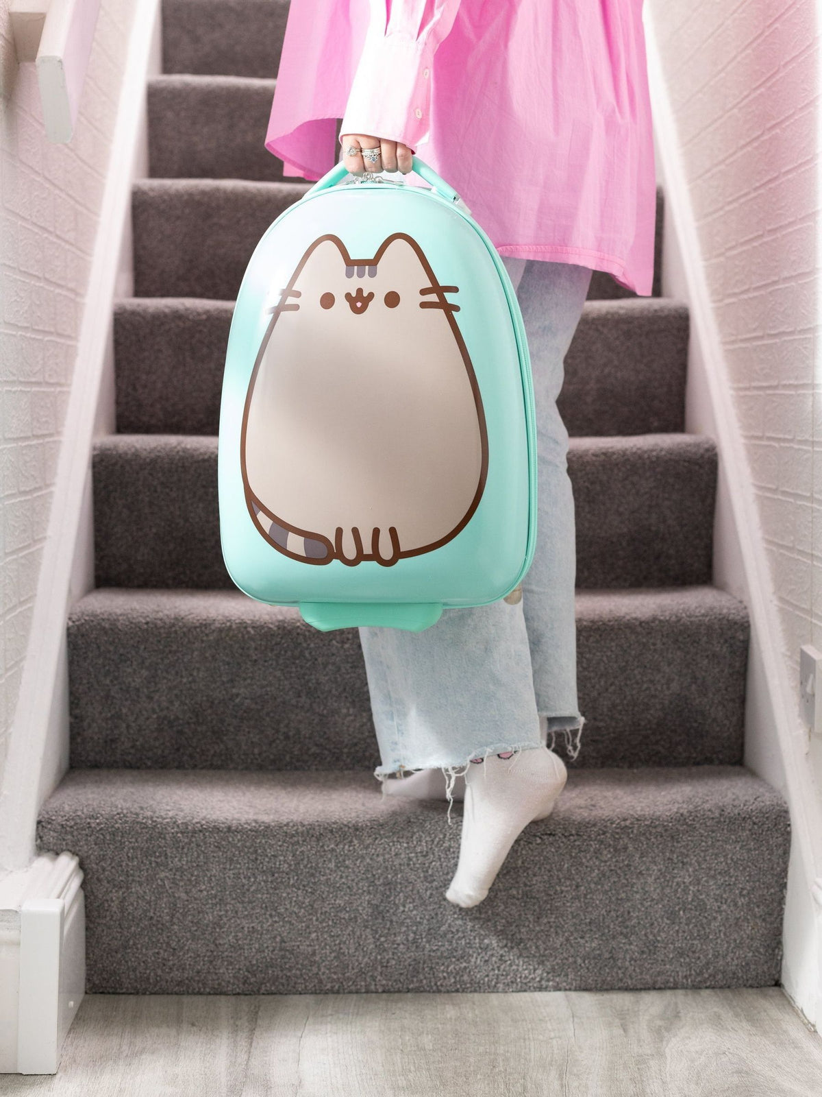 Vanilla Underground blue Pusheen Bubble Cabin suitcase (British brand)