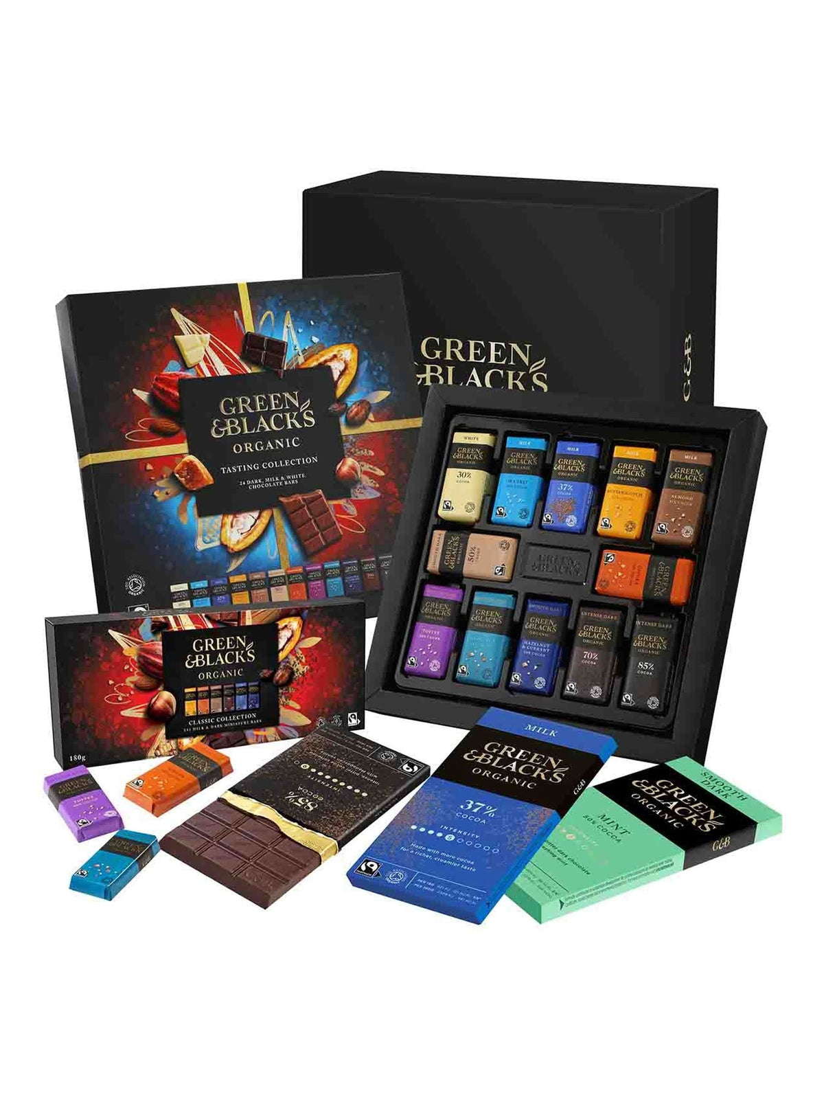 Green & Black's Chocolate Lovers Collection Hamper, UK version