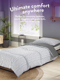 Slumberdown Coverless Comfort duvet 10.5 tog grey stripe (British brand)