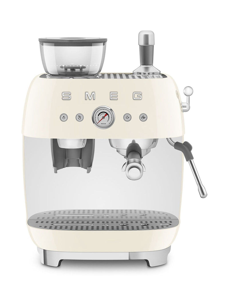 Smeg black espresso coffee machine (British brand)