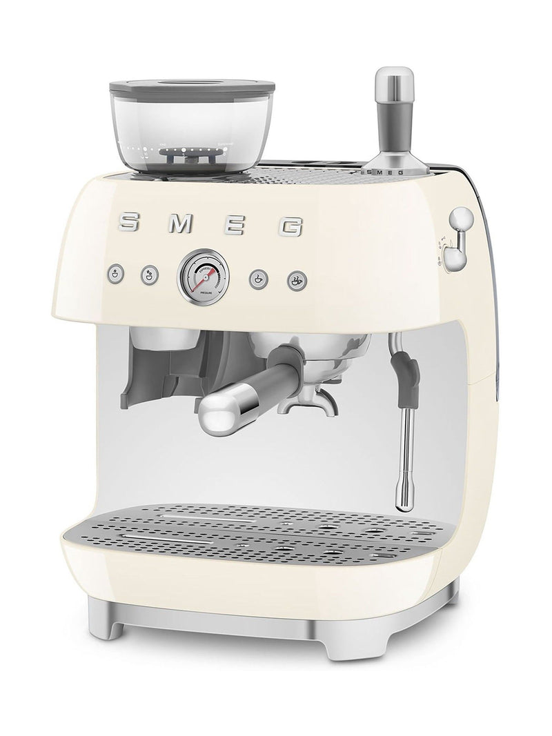 Smeg black espresso coffee machine (British brand)