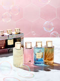 Mini bubble bath shots with assorted fragrances, set of 4 x 60ml (British brand)