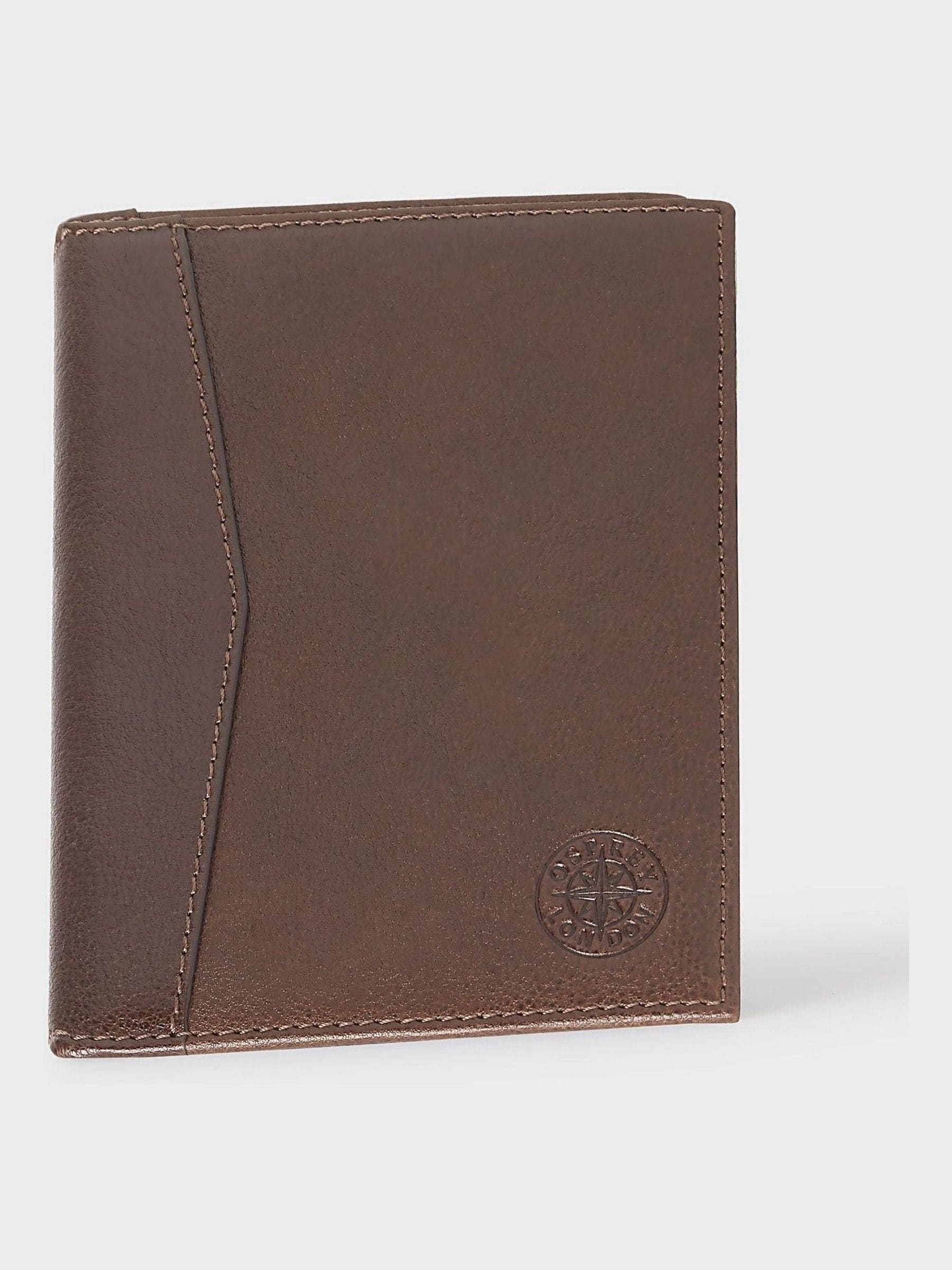 Osprey London The Compass leather passport holder, imported from the UK