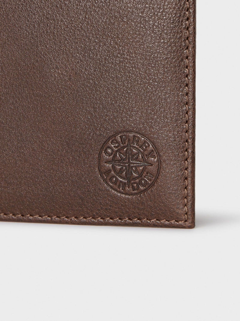 Osprey London The Compass leather passport holder, imported from the UK