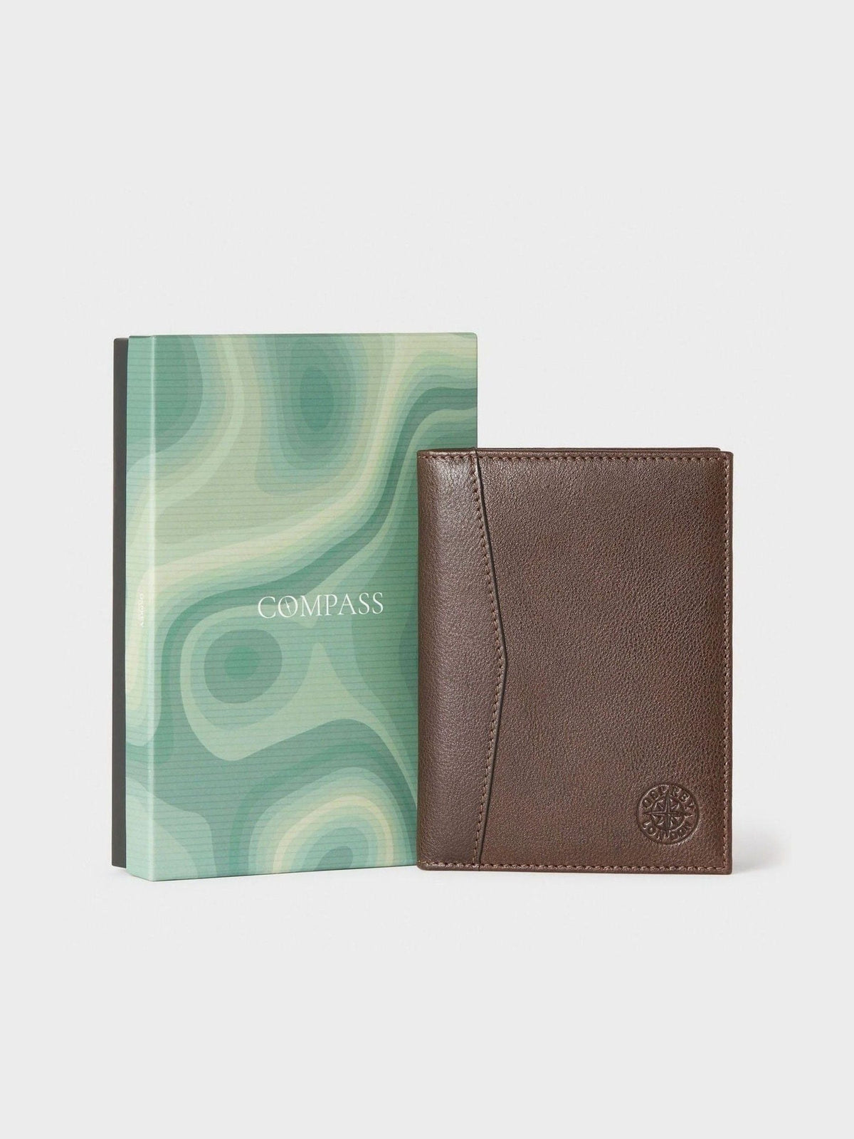 Osprey London The Compass leather passport holder, imported from the UK