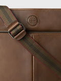 Osprey London brown leather cross-body bag (British brand)