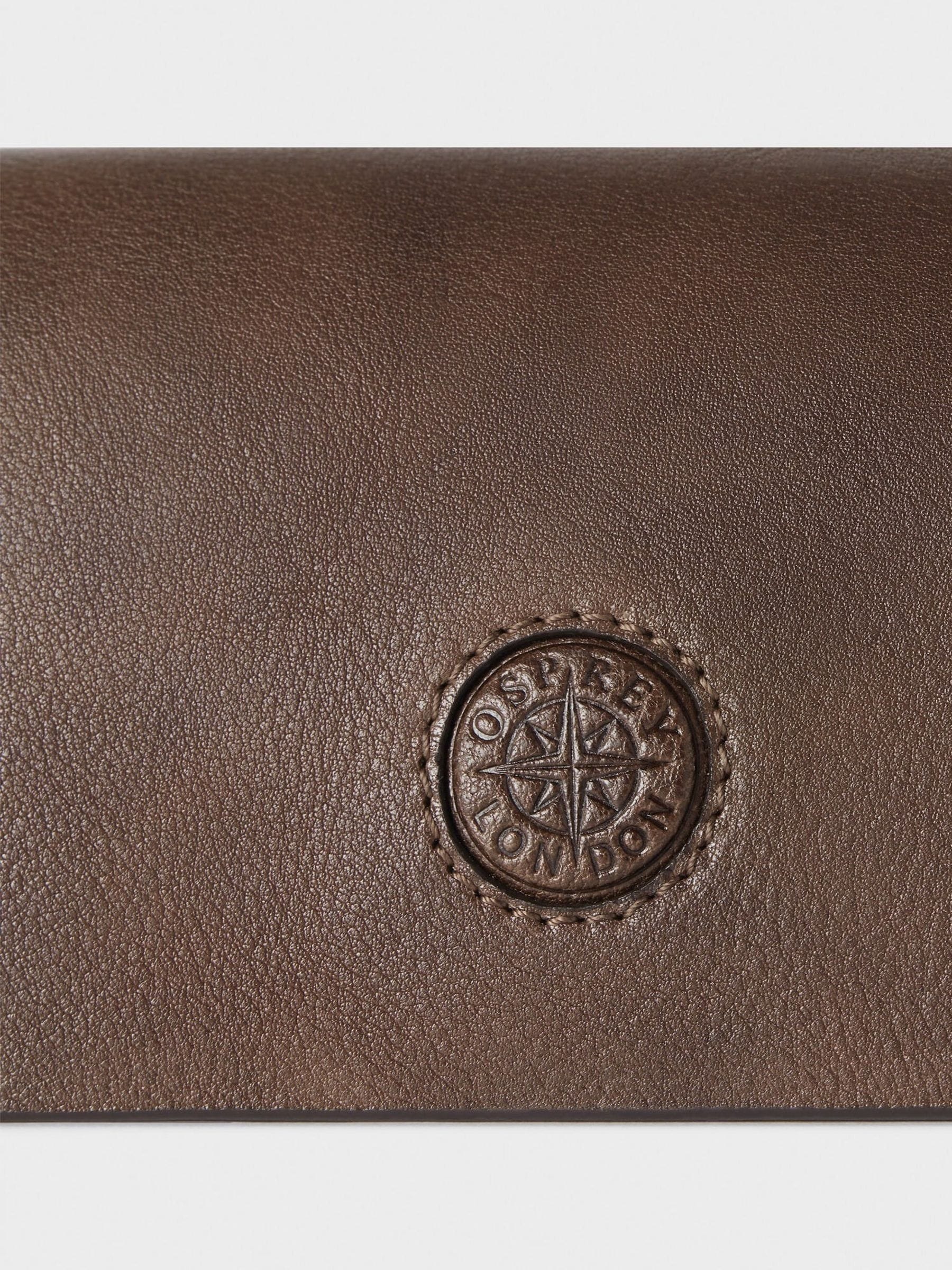Osprey London Compass glasses case in tan, UK version