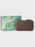 Osprey London brown leather Compass tech pouch wallet (British brand)