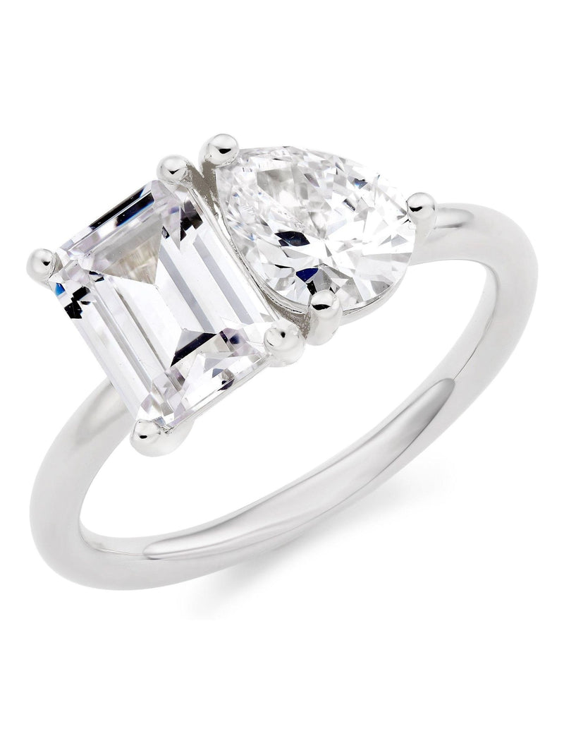 Beaverbrooks Sterling Silber Zirkonia Ring