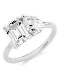 Beaverbrooks Sterling Silber Zirkonia Ring
