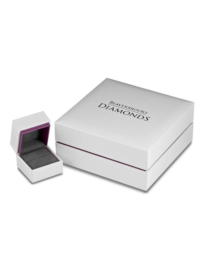 Beaverbrooks Black Platinum and Zirconium Diamond Wedding Ring