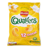 Quavers cheese flavour potato snacks 12 pack (British brand)
