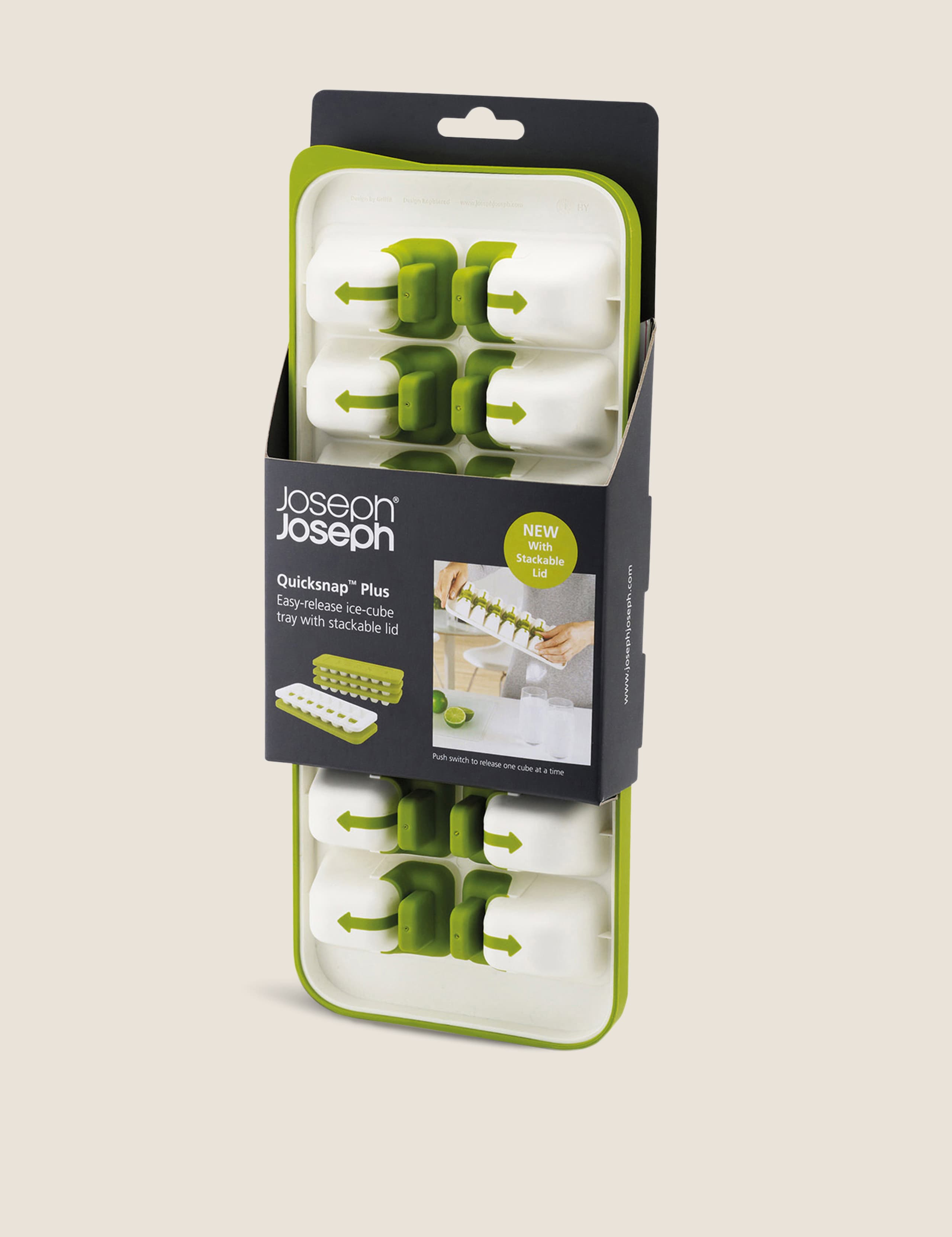 Joseph Joseph QuickSnap ice cube tray 14 cube, imported from the UK