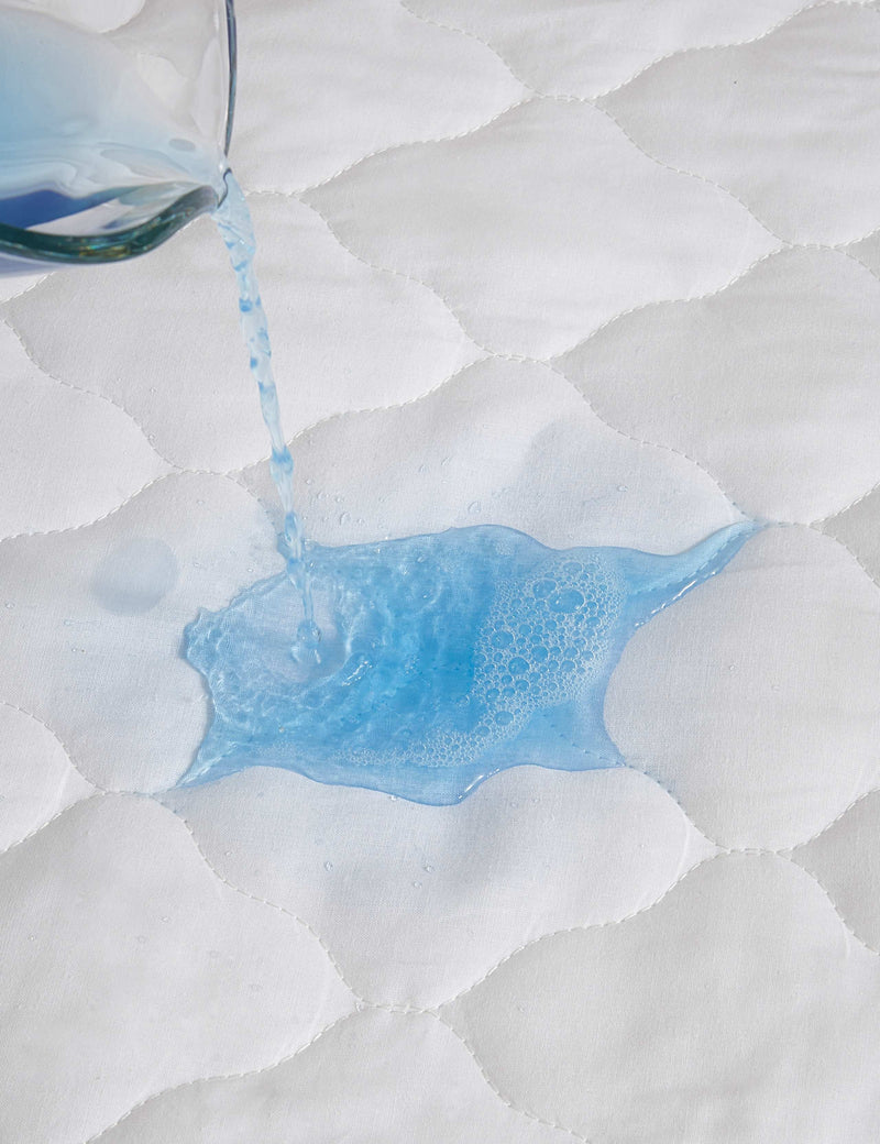 Sleep Solutions quilted waterproof extra deep mattress protector (British brand)