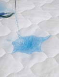 Sleep Solutions quilted waterproof extra deep mattress protector (British brand)