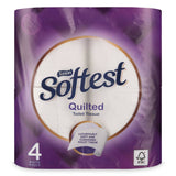 Quilted toilet paper 4 pack 3-ply 160 sheets, UK version