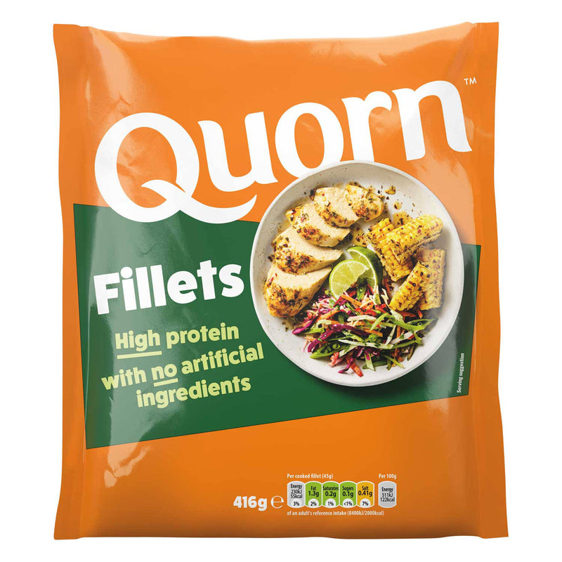 Quorn egg-free fillets, UK version