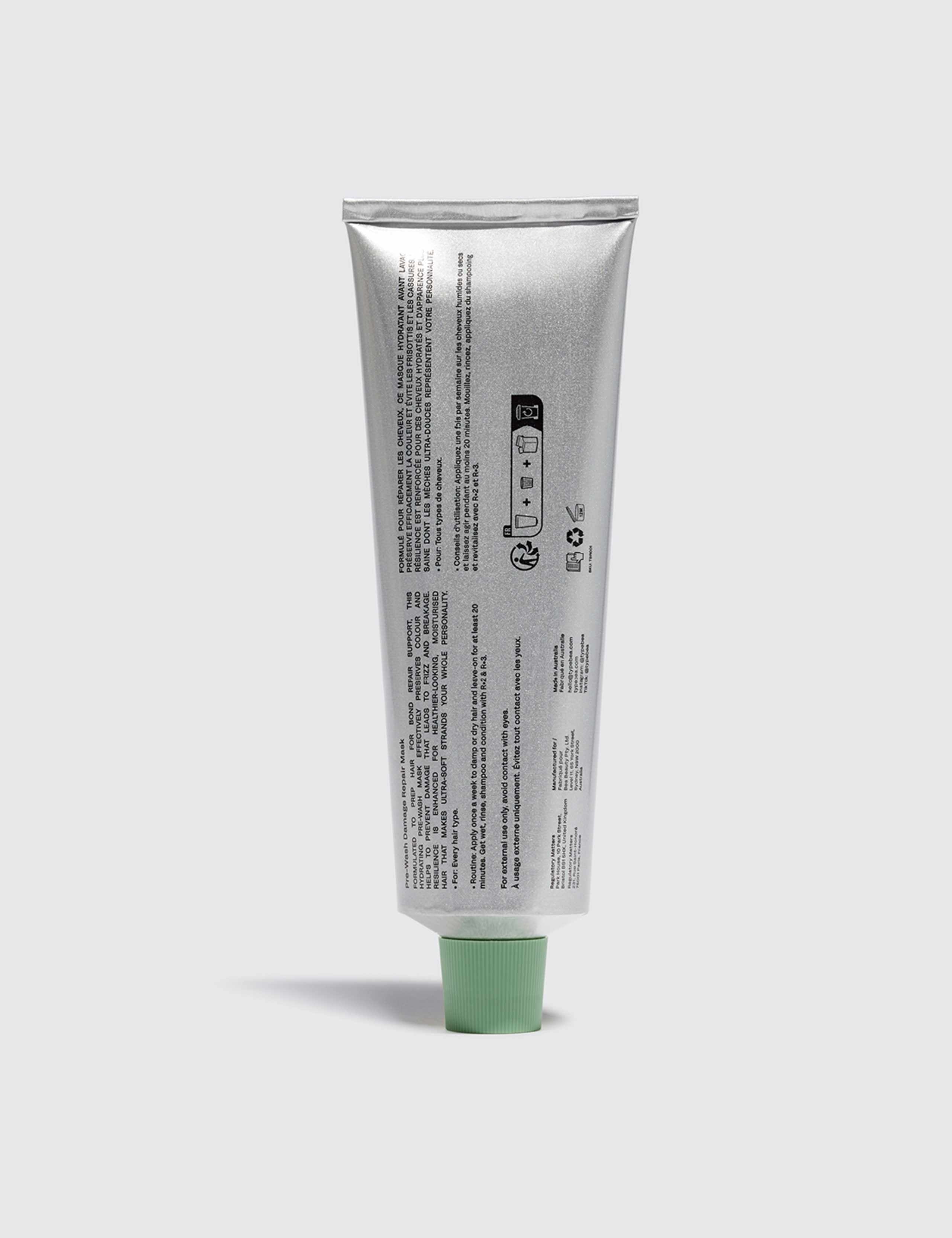 TYPEBEA pre-wash damage repair mask 120ml - British product