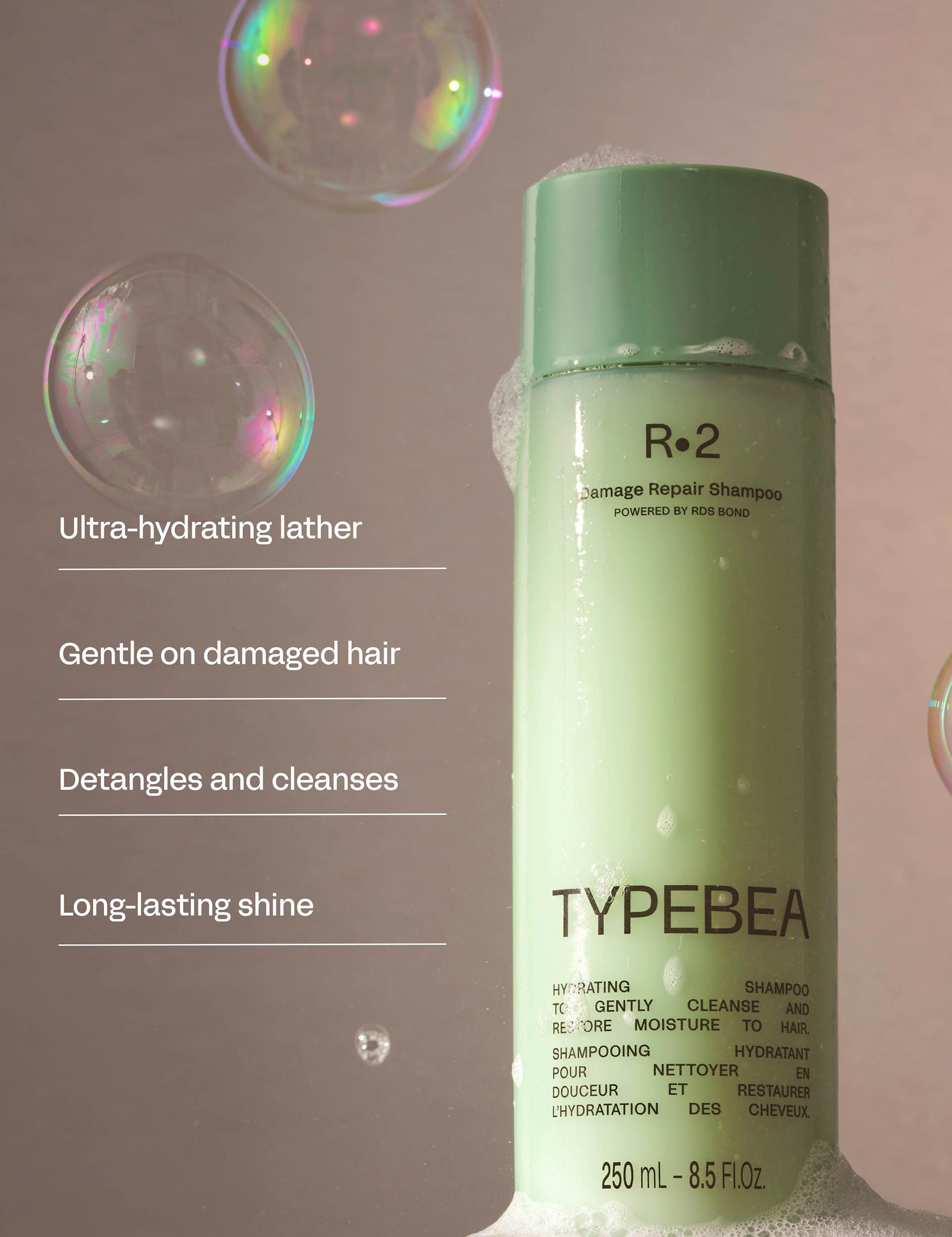 TYPEBEA R.2 Damage Repair Shampoo 250ml (British brand)