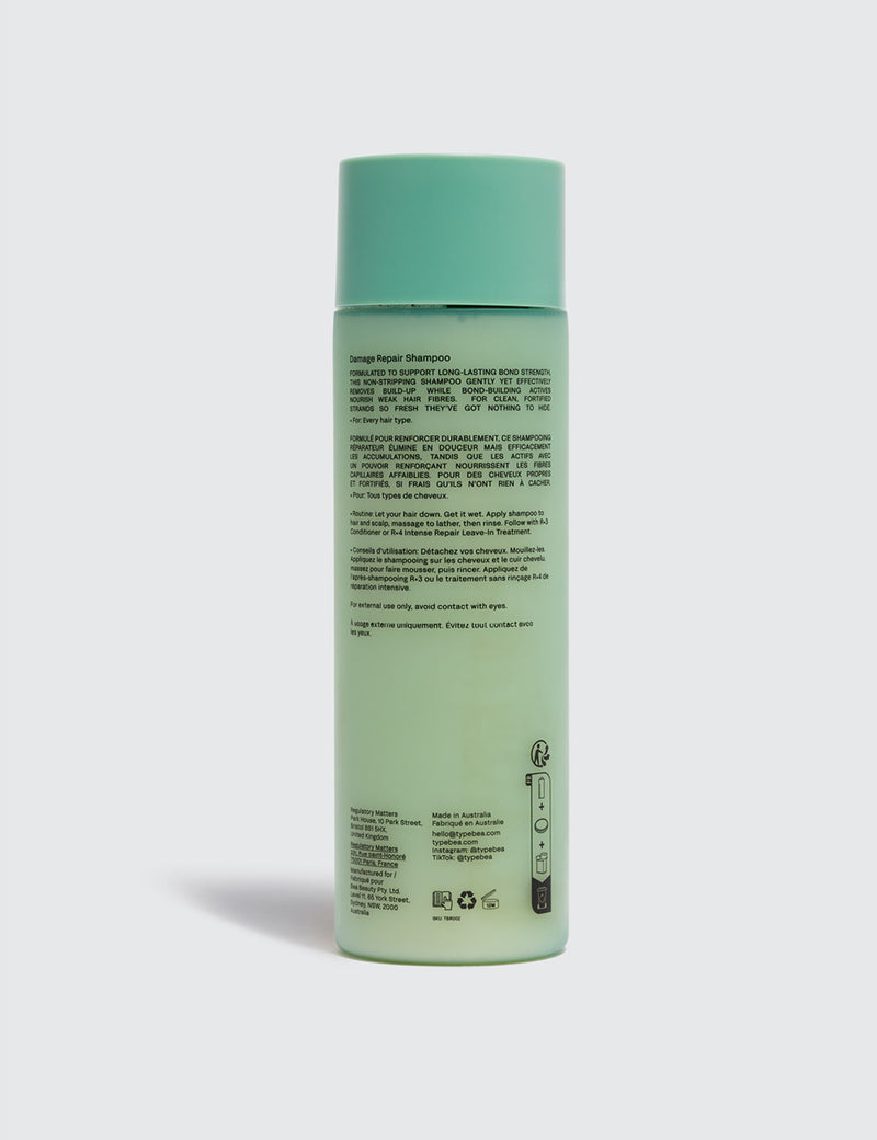 TYPEBEA R.2 Damage Repair Shampoo 250ml (British brand)