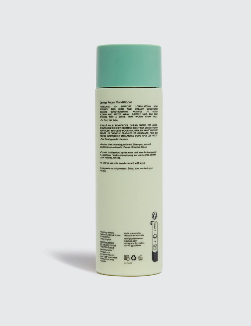 TYPEBEA R.3 Damage Repair Conditioner 250ml, imported from the UK