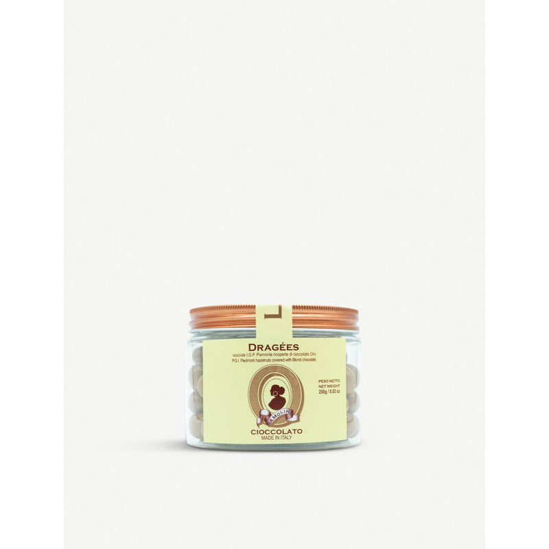 La Molina blond chocolate hazelnut dragees 250g, UK version