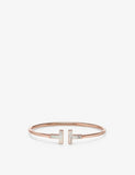Tiffany & Co. T 18ct Rose-Gold and Mother-of-Pearl Bracelet