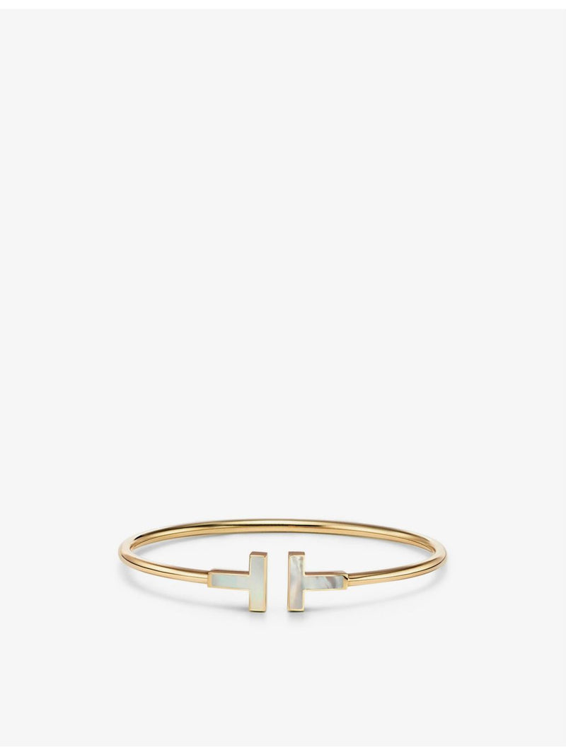 Tiffany & Co. T motif mother-of-pearl bracelet (British brand)