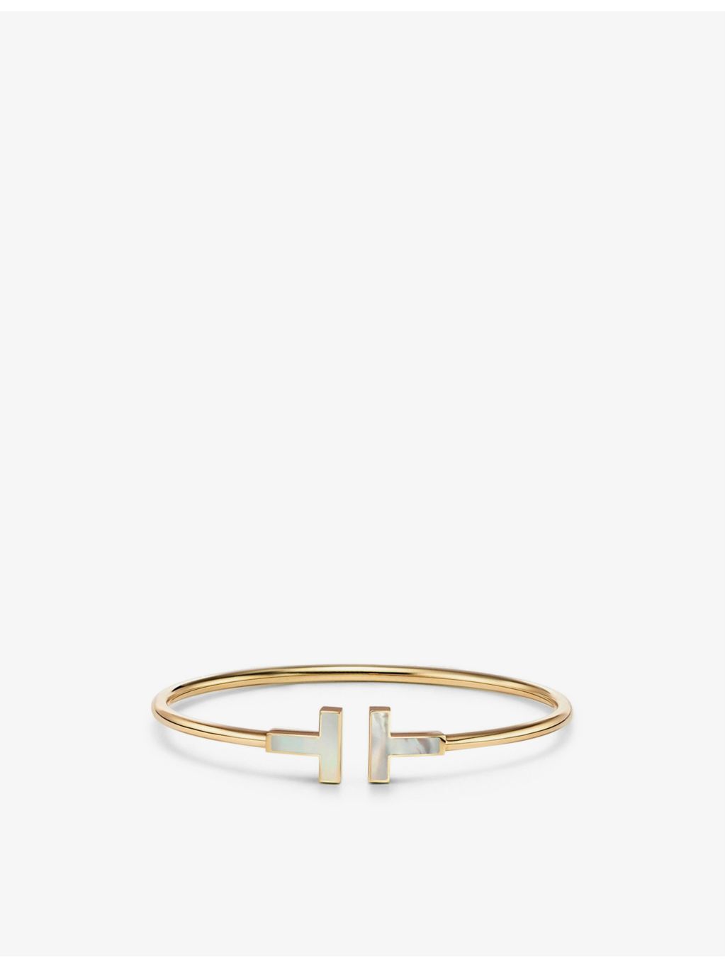 Tiffany & Co. T motif mother-of-pearl bracelet (British brand)