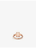 Tiffany & Co. 18ct rose-gold onyx ring, imported from the UK