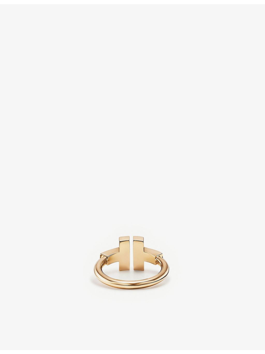Tiffany T Square ring in 18ct rose gold and turquoise - British product