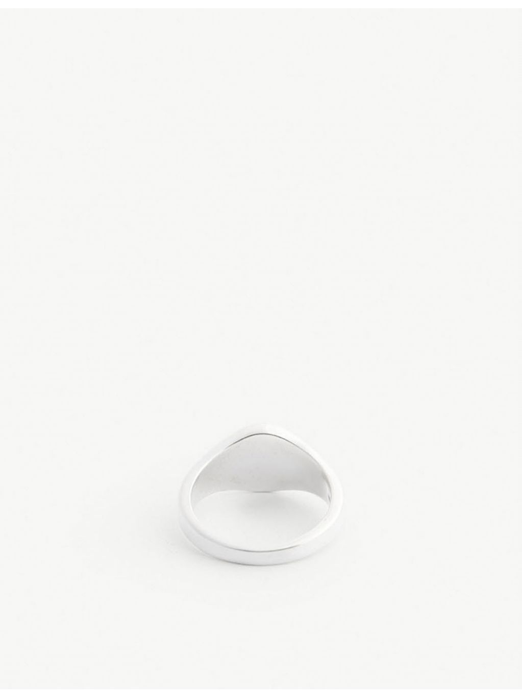 Serge DeNimes Envy sterling silver signet ring, UK version