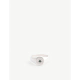Envy sterling silver signet ring - N