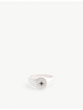 Serge DeNimes Envy sterling silver signet ring, UK version