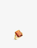 Thomas Sabo Magic Stones 18ct Yellow Gold-Plated Sterling Silver Zirconia Cocktail Ring