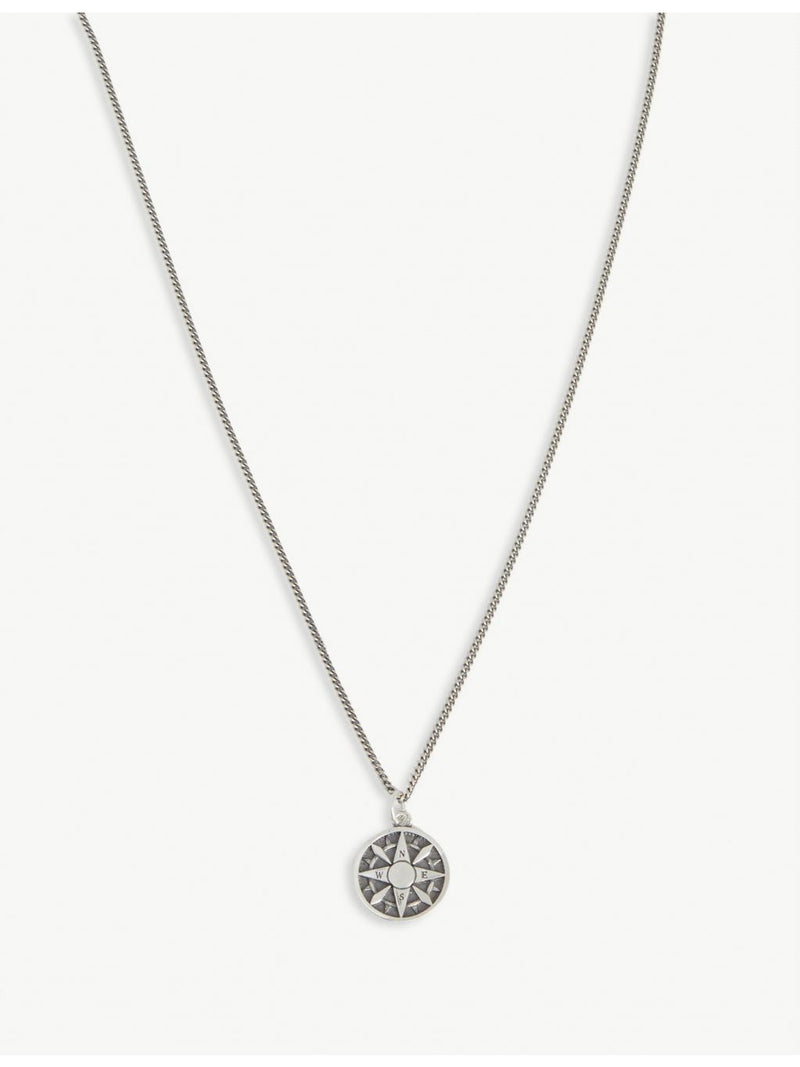 Serge DeNimes compass necklace sterling silver 37.5cm (British brand)