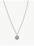 Serge DeNimes compass necklace sterling silver 37.5cm (British brand)