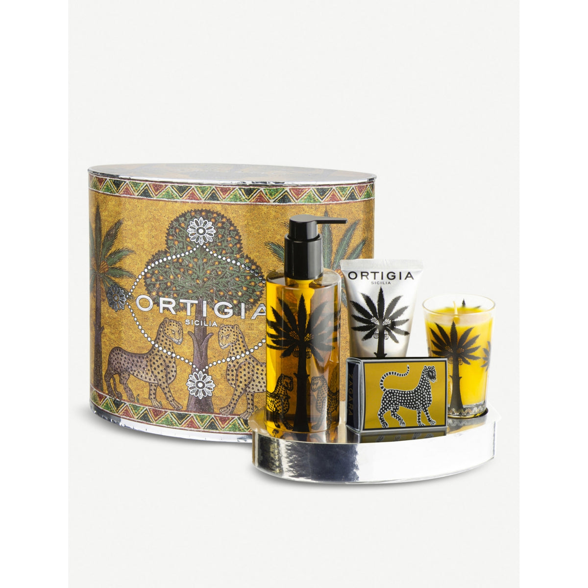 Ortigia Sicilia Zagara oval gift box set orange blossom, UK version
