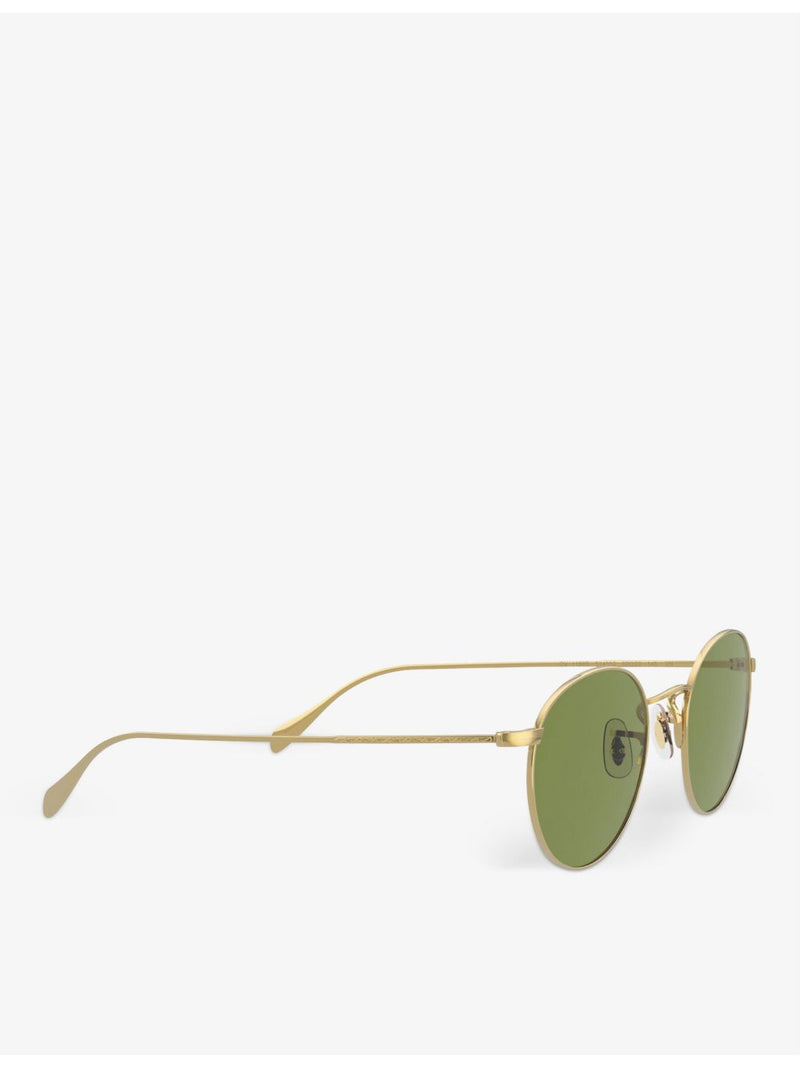 Oliver Peoples Coleridge Sun metal round sunglasses, imported from the UK