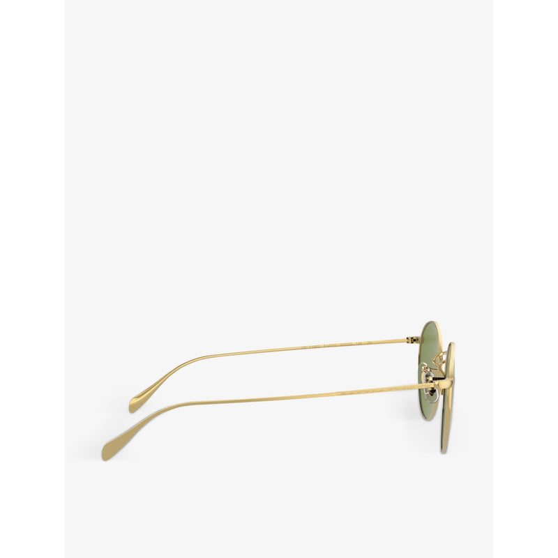 Oliver Peoples Coleridge Sun metal round sunglasses, imported from the UK