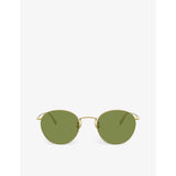 Oliver Peoples Coleridge Sun metal round sunglasses, imported from the UK