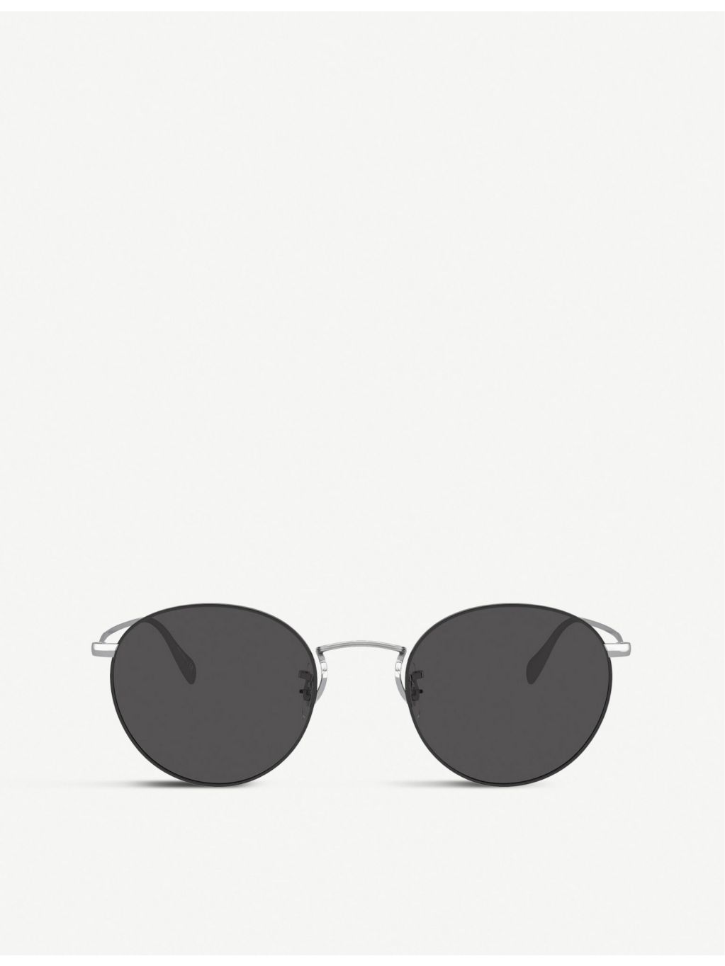Oliver Peoples Coleridge Sun round metal sunglasses, imported from the UK