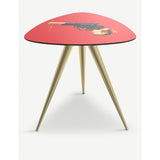 Seletti Revolver wooden side table 48cm TOILETPAPER collection - British product